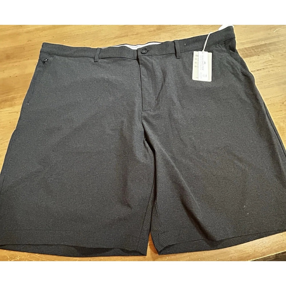 Tommy Bahama Men's Shorts Chip Shot Performance Gray Golf Flat New 46x10 *Spot*